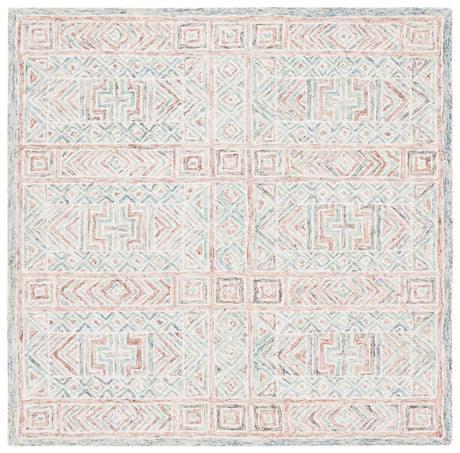 Safavieh Micro-Loop Mlp378M Blue/Green Area Rug