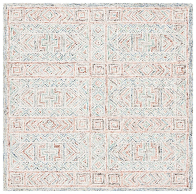 Safavieh Micro-Loop Mlp378M Blue/Green Rugs.