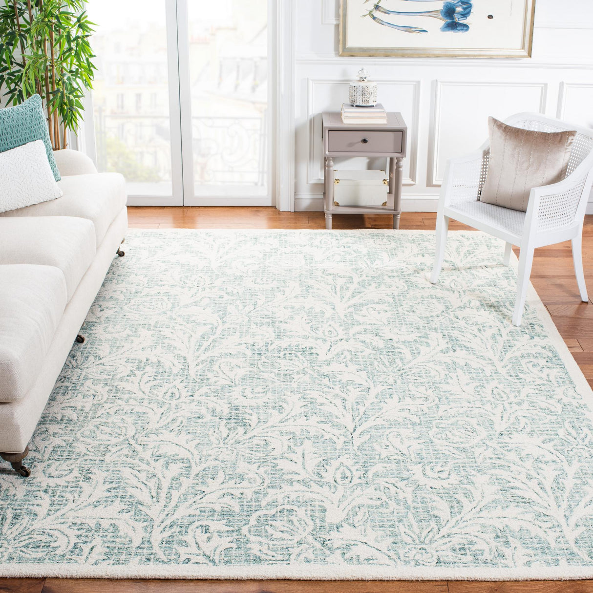 Safavieh Micro-Loop Mlp379F Grey/Ivory Rugs.