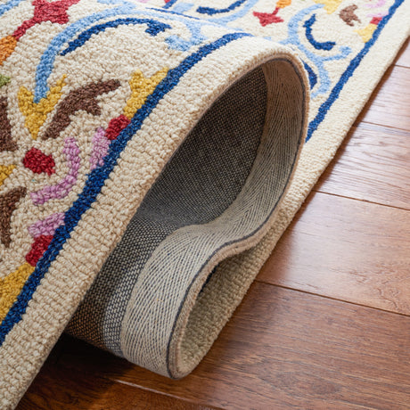 Safavieh Micro Loop Mlp380B Beige/Blue Rug.