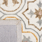 Safavieh Micro Loop Mlp381A Ivory/Grey Rug.