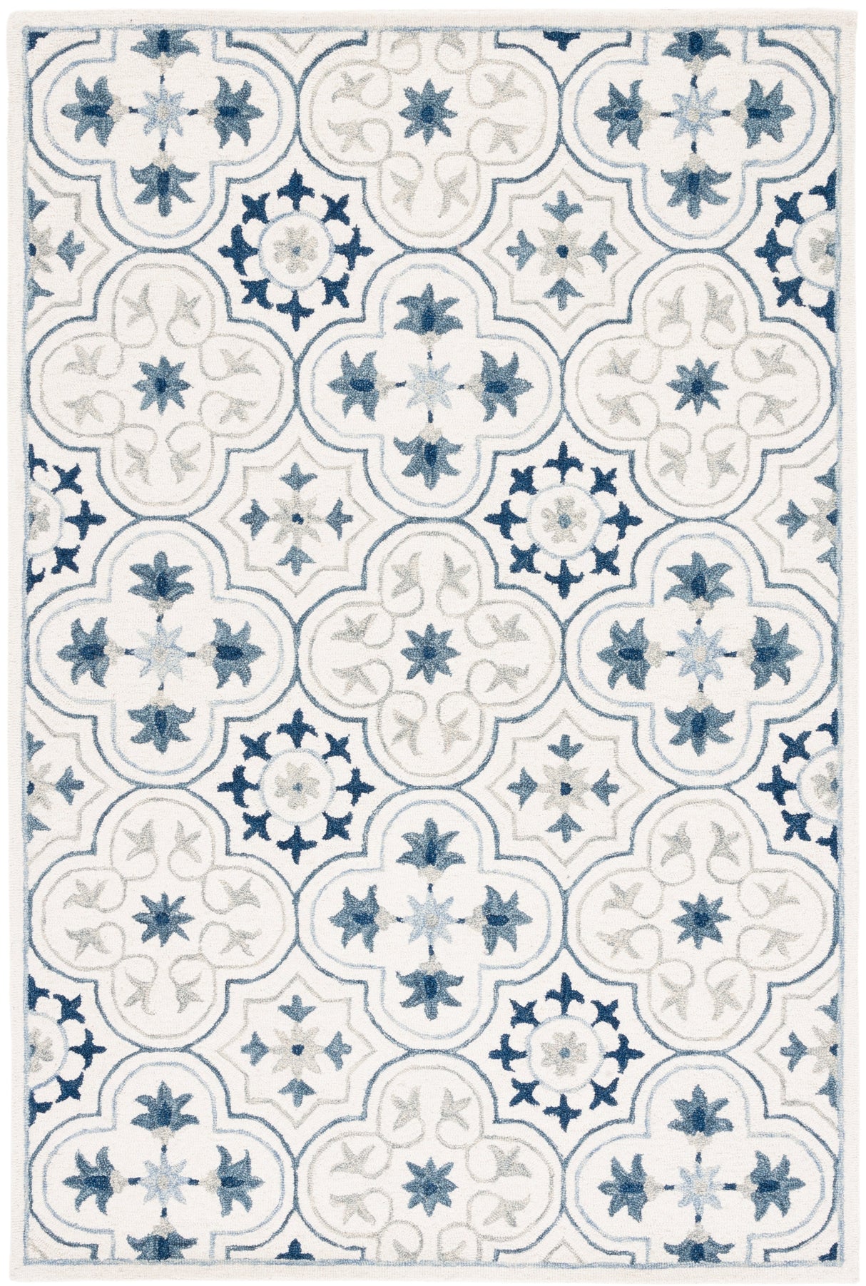 Safavieh Micro Loop Mlp381W Ivory/Sage Rug.