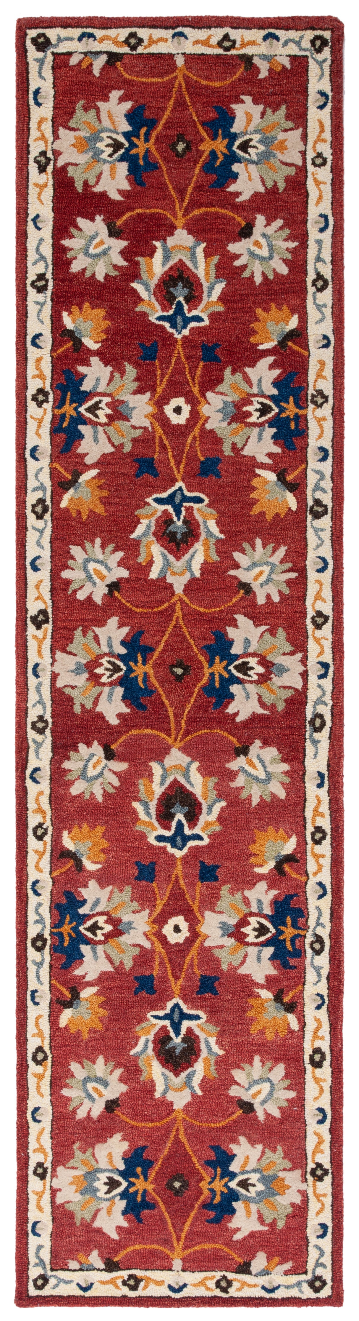 Safavieh Micro Loop Mlp383P Rust/Blue Rug.