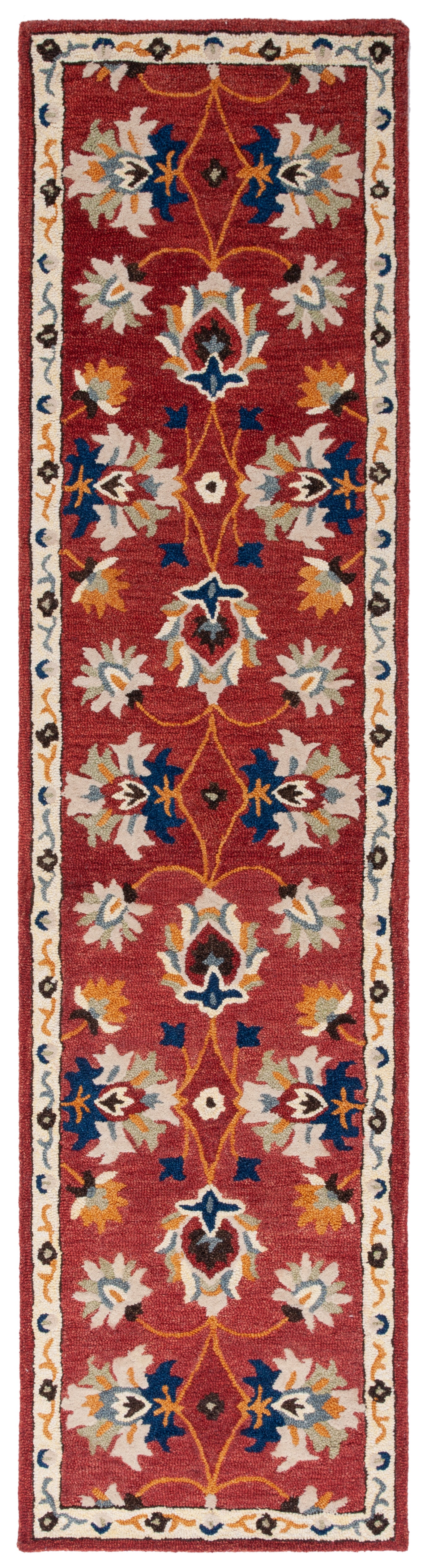 Safavieh Micro Loop Mlp383P Rust/Blue Area Rug