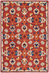 Safavieh Micro Loop Mlp383P Rust/Blue Rug.