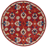 Safavieh Micro Loop Mlp383P Rust/Blue Rug.
