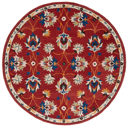 Safavieh Micro Loop Mlp383P Rust/Blue Area Rug