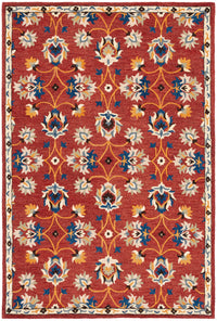 Safavieh Micro Loop Mlp383P Rust/Blue Area Rug