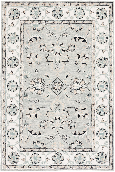 Safavieh Micro Loop Mlp384F Grey/Ivory Rug.