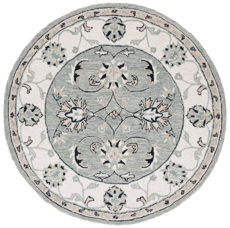 Safavieh Micro Loop Mlp384F Grey/Ivory Rug.