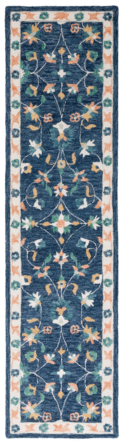 Safavieh Micro Loop Mlp385M Blue/Ivory Area Rug