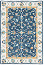 Safavieh Micro Loop Mlp385M Blue/Ivory Rug.