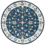 Safavieh Micro Loop Mlp385M Blue/Ivory Rug.