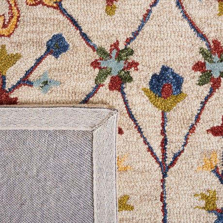 Safavieh Micro Loop Mlp386B Beige/Rust Rug.