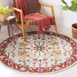 Safavieh Micro Loop Mlp386B Beige/Rust Rug.