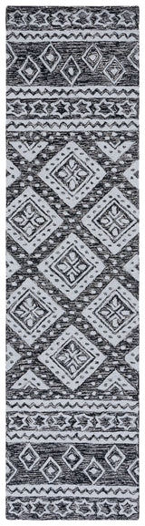 Safavieh Micro Loop Mlp501H Black/Grey Rug.