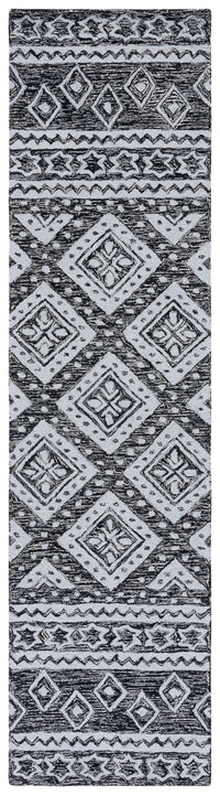 Safavieh Micro Loop Mlp501H Black/Grey Area Rug