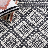 Safavieh Micro Loop Mlp501H Black/Grey Rug.