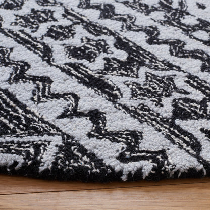 Safavieh Micro Loop Mlp501H Black/Grey Area Rug