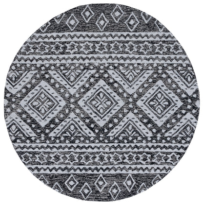 Safavieh Micro Loop Mlp501H Black/Grey Area Rug