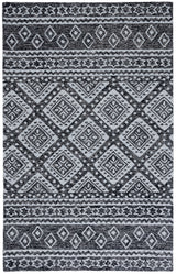 Safavieh Micro Loop Mlp501Z Black/Ivory Rug.