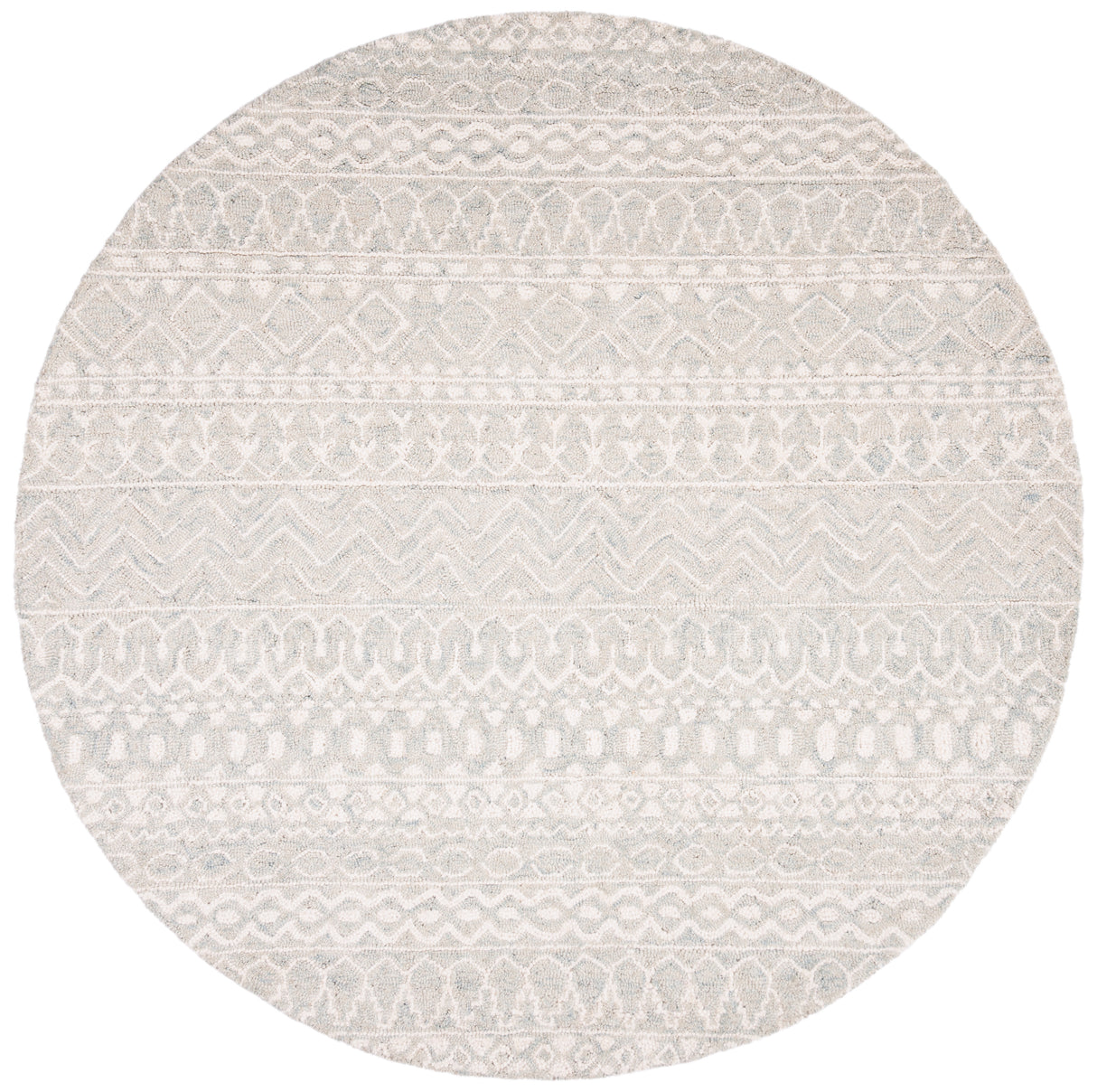 Safavieh Micro-Loop Mlp502K Aqua/Ivory Rugs.