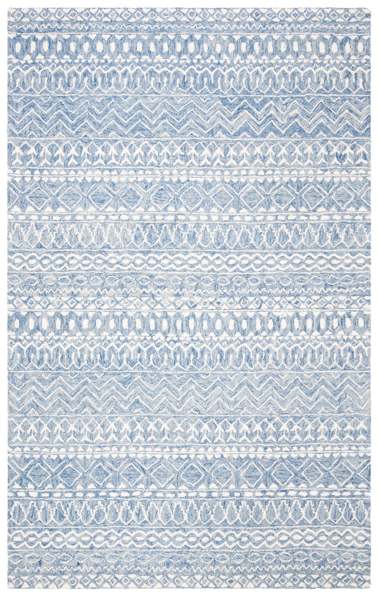 Safavieh Micro-Loop Mlp502M Blue/Ivory Area Rug