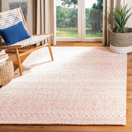 Safavieh Micro-Loop Mlp502U Pink/Ivory Area Rug