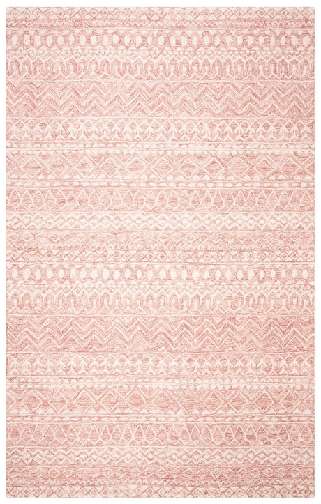 Safavieh Micro-Loop Mlp502U Pink/Ivory Area Rug