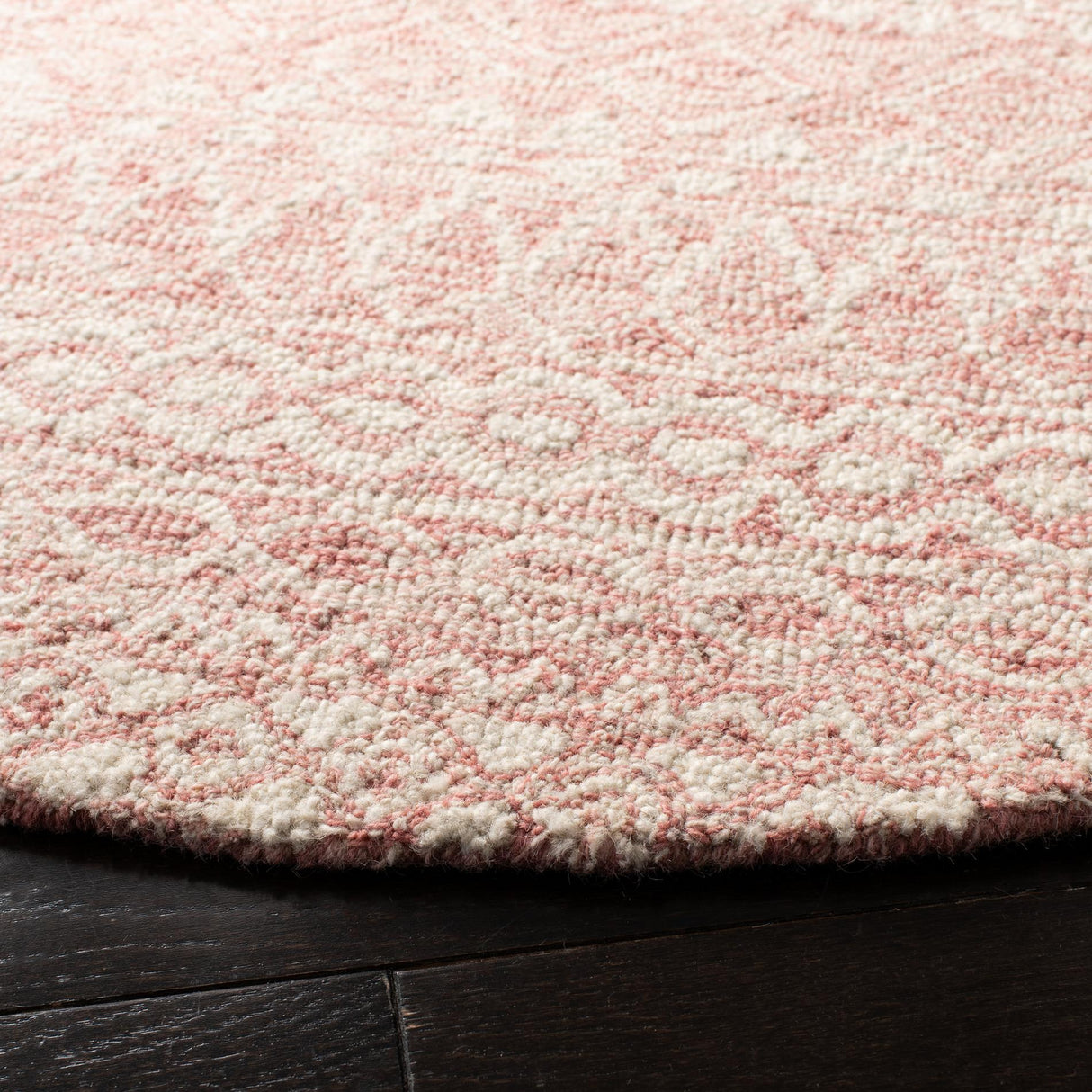 Safavieh Micro-Loop Mlp502U Pink/Ivory Rugs.