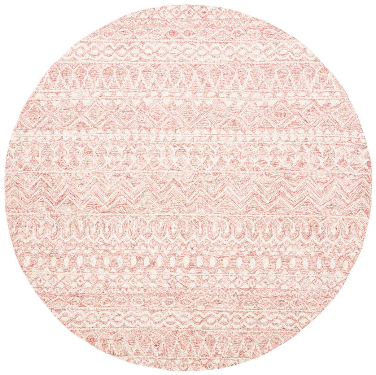 Safavieh Micro-Loop Mlp502U Pink/Ivory Rugs.