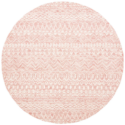 Safavieh Micro-Loop Mlp502U Pink/Ivory Area Rug