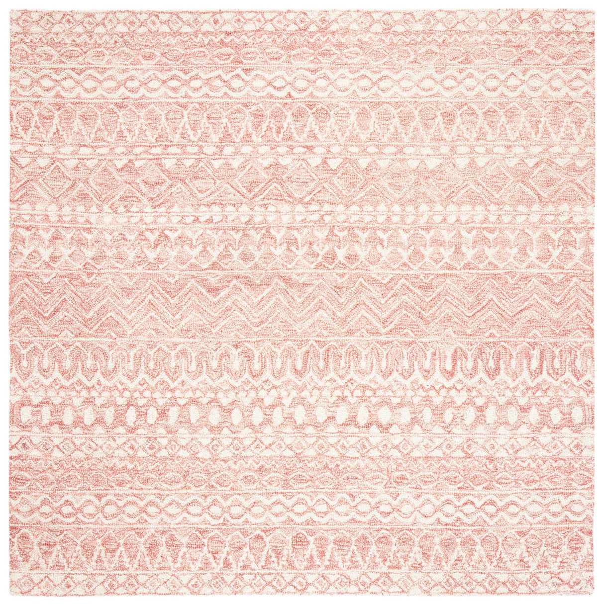 Safavieh Micro-Loop Mlp502U Pink/Ivory Rugs.