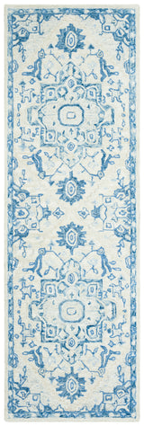 Safavieh Micro-Loop Mlp503G Ivory/Blue Rugs.