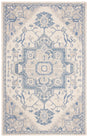 Safavieh Micro-Loop Mlp503G Ivory/Blue Rugs.