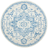 Safavieh Micro-Loop Mlp503G Ivory/Blue Rugs.