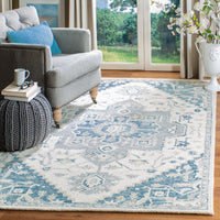 Safavieh Micro-Loop Mlp503L Ivory/Navy Area Rug