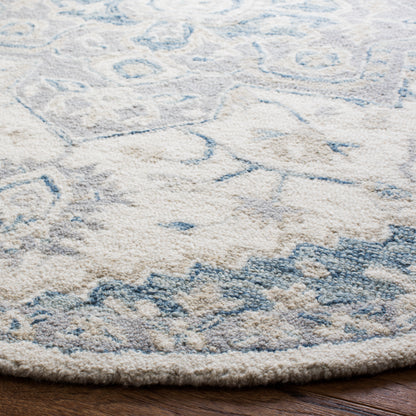 Safavieh Micro-Loop Mlp503L Ivory/Navy Area Rug