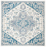 Safavieh Micro Loop Mlp503L Ivory/Navy Rug.