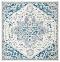 Safavieh Micro-Loop Mlp503L Ivory/Navy Area Rug