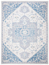 Safavieh Micro Loop Mlp503L Ivory/Navy Rug.