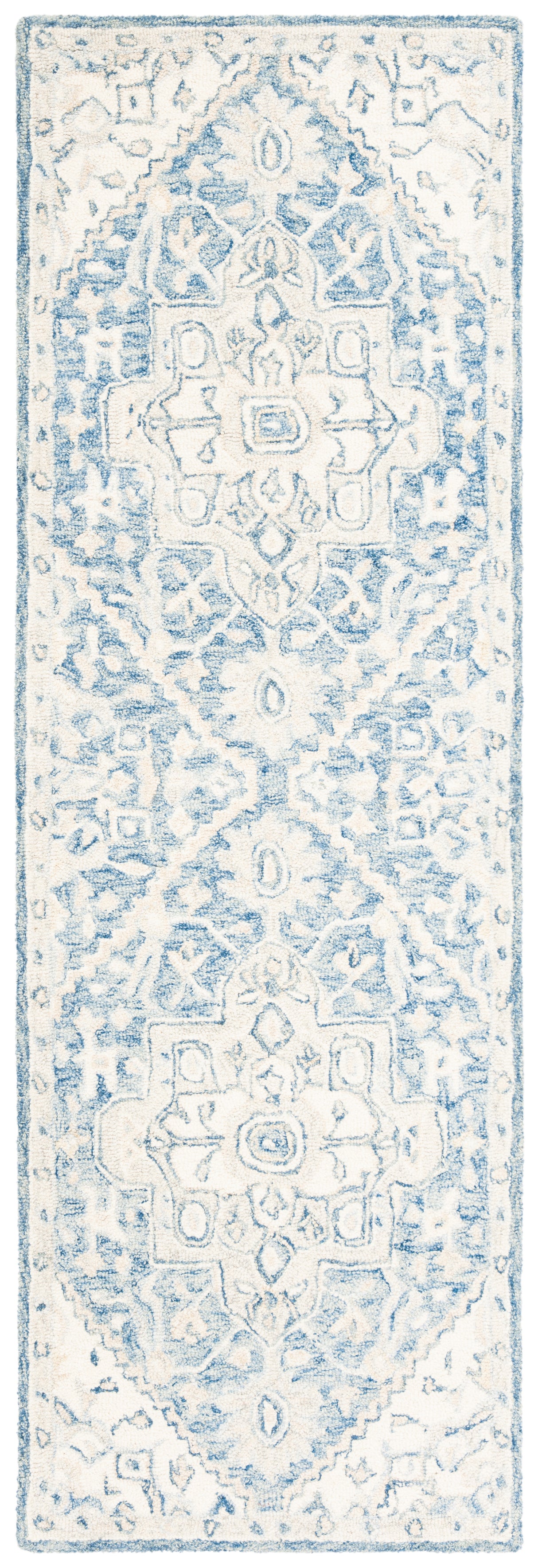Safavieh Micro-Loop Mlp503M Blue/Ivory Rugs.
