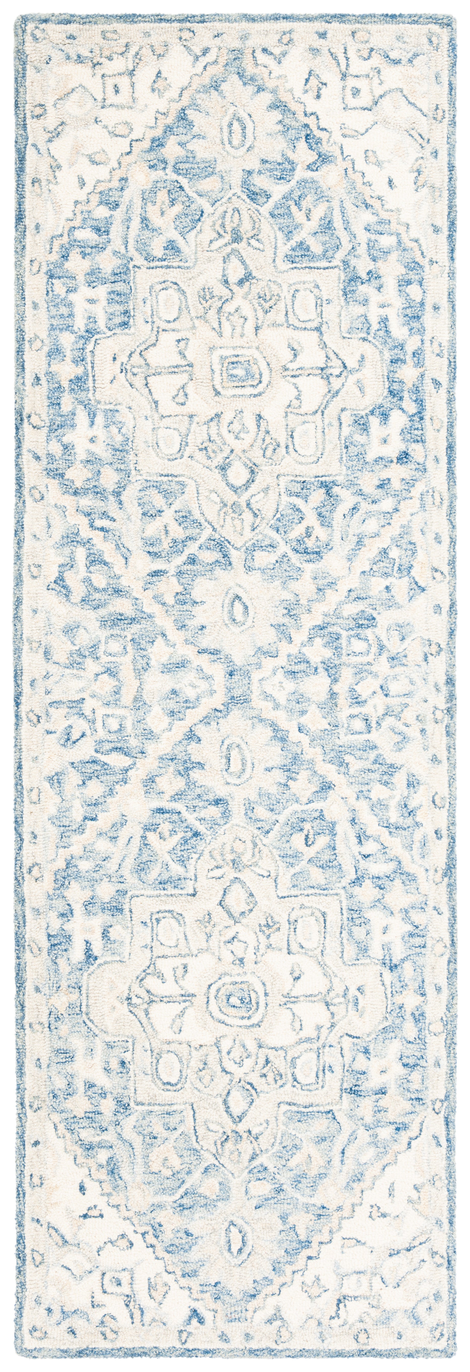 Safavieh Micro-Loop Mlp503M Blue/Ivory Area Rug