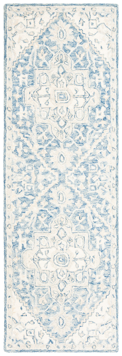 Safavieh Micro-Loop Mlp503M Blue/Ivory Area Rug