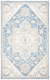 Safavieh Micro-Loop Mlp503M Blue/Ivory Rugs.