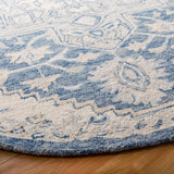Safavieh Micro-Loop Mlp503M Blue/Ivory Rugs.