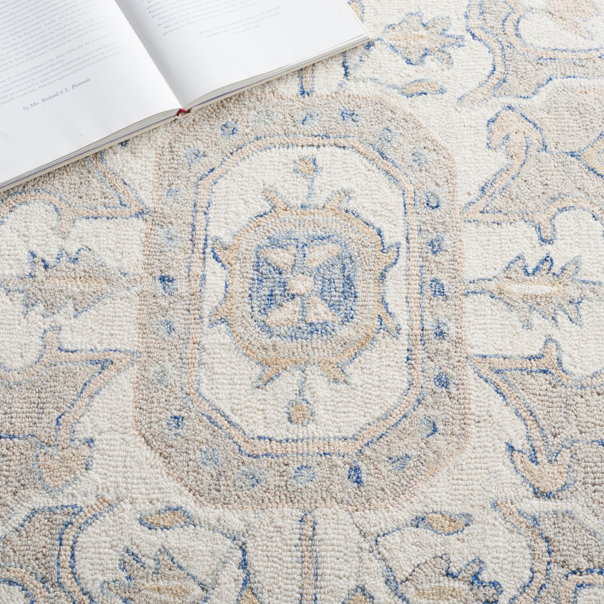 Safavieh Micro-Loop Mlp503M Blue/Ivory Area Rug