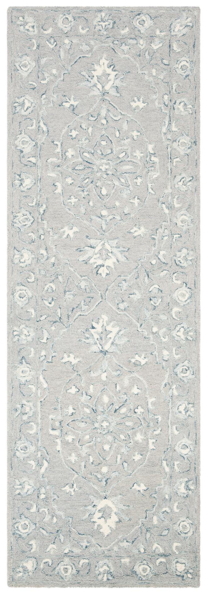 Safavieh Micro-Loop Mlp504F Light Grey/Ivory Rugs.