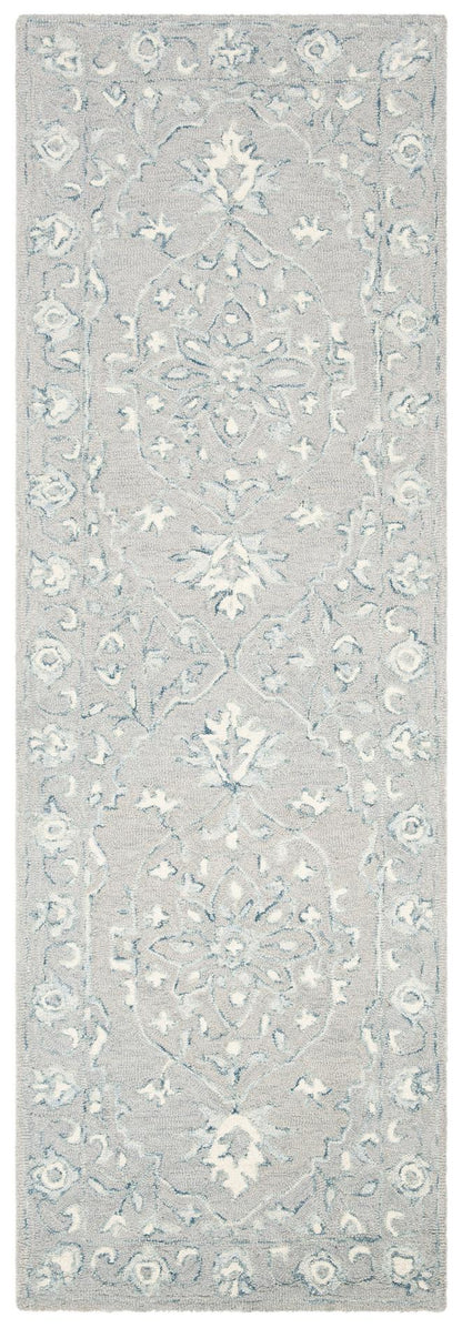 Safavieh Micro-Loop Mlp504F Light Grey/Ivory Area Rug