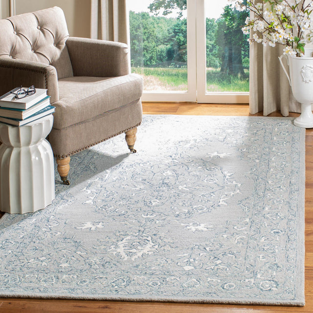 Safavieh Micro-Loop Mlp504F Light Grey/Ivory Rugs.